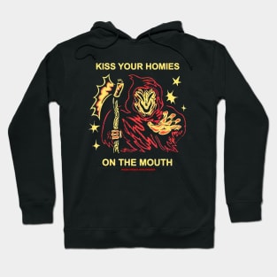 Wizard Of Barge Kiss Your Homies On The Mouth Hoodie